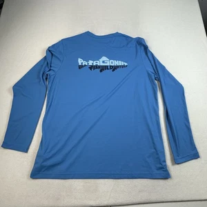 Camisa Patagonia Para Hombres Grande Capilene Genial Diario Pez Gráfico Manga Larga Senderismo - Imagen 1 de 12