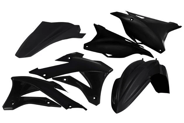Acerbis Plastics Kit Black #2374100001 fits Kawasaki KX85/KX100 2014-2021 - Imagem 1 de 1