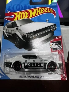 HOT WHEELS NISSAN SKYLINE 2000 GT-R POLICE CAR - Picture 1 of 1