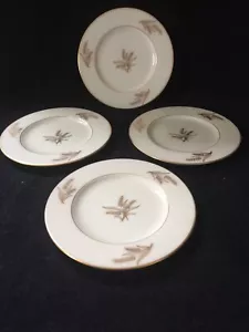 Vintage Lenox Harvest R-441 Set mit vier Brottellern 6 1/4 Zoll NEUWERTIG - Bild 1 von 4