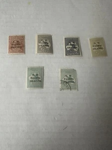 north west pacific island Group Of 6 Stamps Mint Hinge - Picture 1 of 6