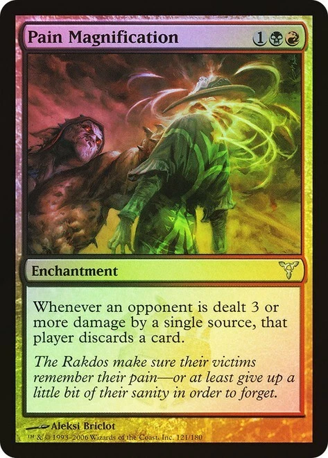 Pain Magnification Foil x1 Dissension MTG Magic the Gathering Enchantment Card - Image 1 of 1
