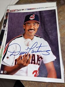 Dennis Martinez Signed Photo 8x10 Cleveland Indians