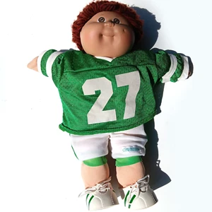 Cute Cabbage Patch Kids American Red Head Football Jersey Boy Doll 1978-1982 - Picture 1 of 3