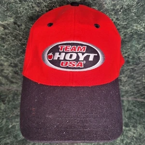 HAT CAP Team Hoyt USA Red & Black Adjustable Strapback Baseball - Picture 1 of 6