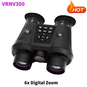 VRNV300 3D Infrared Night Vision Binoculars 4K UHD Video 6x Digital Zoom Camera - Picture 1 of 18