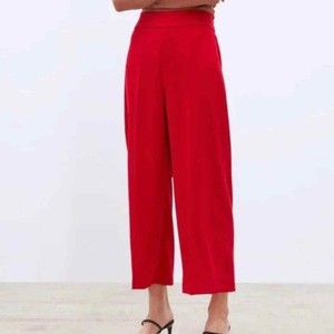 zara pantalon rojo
