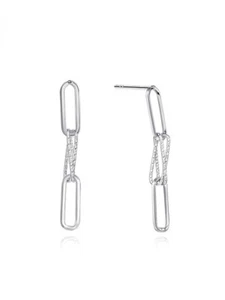 Pure Pt950 Platinum 950 Earrings Women Lucky Square Earrings 0.8-0.9g - Picture 1 of 6