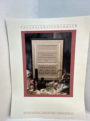 Shepherd's Bush-The Cornwall Sampler-Cross Stitch PATTERN ONLY-Tina Richards - Image 1 of 4