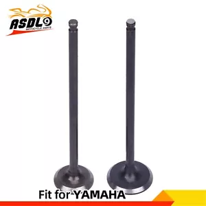 2X Válvula de escape de admisión para Yamaha XT225 Serow 1985-2007 TTR225 2001-2005 TW225E - Imagen 1 de 7