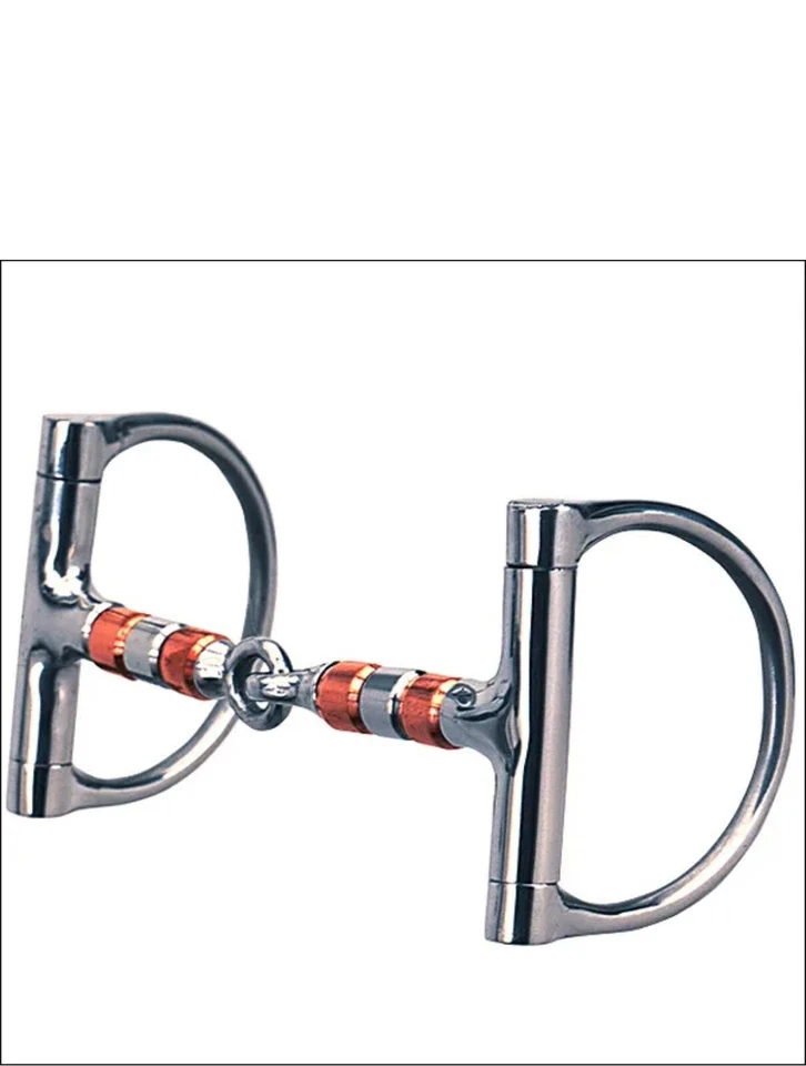Weaver Leather Dee Ring Horse Bit 5 Inch Roller Mouth