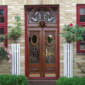 3D VintAge Iron Gate Self Adhesive Bedroom Door Murals Wall Stickers Wallpaper - Picture 1 of 12