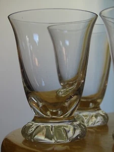 DAUM FRANCE 6 ANCIENS VERRES A APERITIF EN CRISTAL MODELE KIM 7,5 cm lot n°2 - Imagen 1 de 11