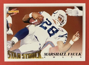 1995 Score Star Struck Marshall Faulk #209 - Picture 1 of 2