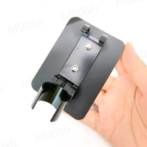 Black Self-adhesive Shower Head Holder Adjustable Punch Free Stand Bracket hook - Picture 1 of 6