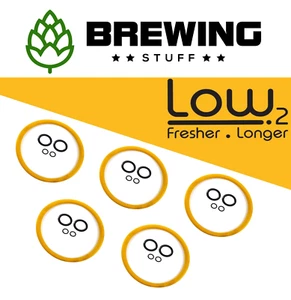 Corny Keg Low2 Seal Kit - Lid, Post, Dip Tube O-Ring KegLand Beer Cornelius - Picture 1 of 12