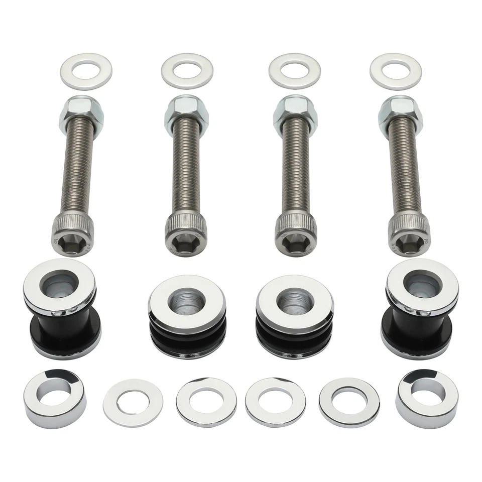 Kit de herrajes de acoplamiento Sissy Bar aptos para Harley Softail Fat Boy FLSTF 2003-2017 EE. UU. Foto 1 de 4