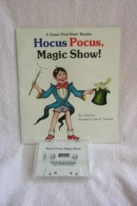 Giant First-Start Reader Hocus Pocus, Magic Show! Book and Cassette Tape - Picture 1 of 1