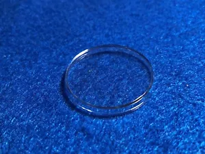 MENGE 5 NEUE ALTE LAGER RUNDE ARMBANDUHR H. KUPPEL ACRYL KRISTALL 21,6-37,8 mm - Bild 1 von 56
