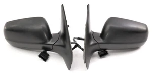 Side View Exterior Door Mirror Set VW Jetta Golf GTI MK4 Black - Picture 1 of 8