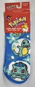 Pokemon Hausschuhe Socken Kleinkind Vintage Blau - Bild 1 von 4