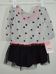 Baby Girls Size 12 Months ** CIRCO *** Black Cat Tutu Dress NWT Halloween - Picture 1 of 3