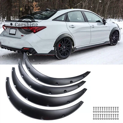 For Toyota Avalon Camry Car Fender Flares Extra Wide Body Kit Wheel Arches 4PCS - Image 1 of 4