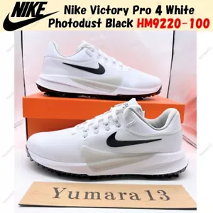 Nike Victory Pro 4 White Photodust Black HM9220-100 Men's Size - Picture 1 of 17