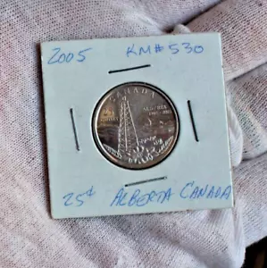 2005 Canada Quarter Alberta Centennial Circulated - Picture 1 of 2