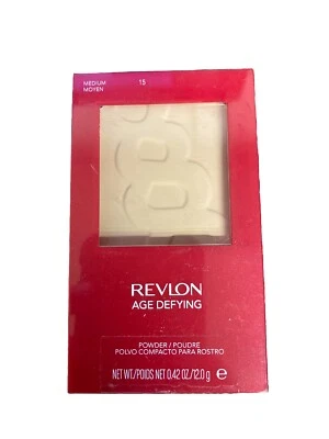 Revlon Age Defying Pressed Powder - MEDIUM #15 - Brand New / Sealed Rare - Image 1 of 2