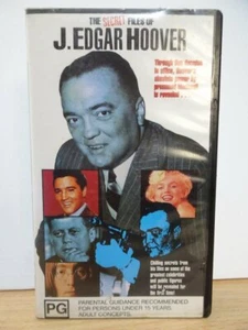 The Secret Files Of J.Edgar Hoover ~Very Rare ~ Ex- Rental ~ VHS Video (#101) - Picture 1 of 1
