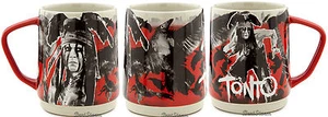 ONE Disney Store LONE RANGER Movie TONTO art Coffee Cup Mug Johnny Depp NEW - Picture 1 of 4
