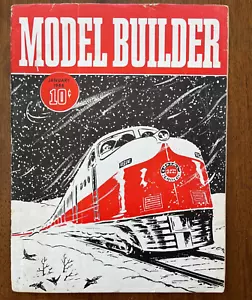 JANUARY 1944 The Model Builder Magazine (MODEL TRAINS) - Imagen 1 de 3