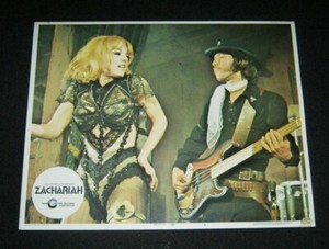 Original ZACHARIAH Lobby Card #4 JAMES GANG TOM KRISS Patricia Quinn