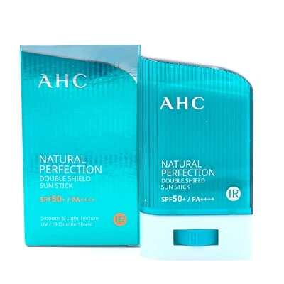 AHC Natural Perfection Double Shield Sun Stick 22g SPF50+ PA++++ K-Beauty - Image 1 of 4