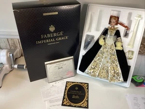2001 FABERGE IMPERIAL GRACE PORZELLAN BARBIE - 52738 - OVP - LIMITED ED - Bild 1 von 22