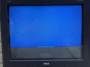 VTG RCA Truflat 20" 20F424T Component Composite CRT TV Retro Gaming With Remote - Picture 1 of 8