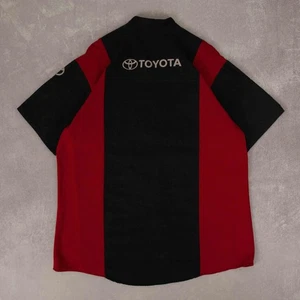 Camicia da lavoro Toyota Red Kap vintage XL uomo nera auto - Foto 1 di 6