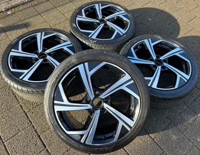 4 ORIGINAL 18" ALU SOMMERRÄDER VW GOLF VIII 8 JEREZ 5H0601025Q 225/40R18 92Y TOP - Bild 1 von 4