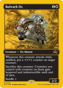 Bulwark Ox 0428 ~ First-Place Foil Rare NM MTG Aetherdrift - Picture 1 of 1