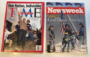 Newsweek TIME Magazine 9/11 September 11 2001 Lot of 2 Collectable Special Issue - Picture 1 of 7