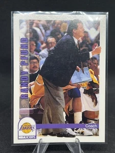 1992-93 Hoops Los Angeles Lakers Basketball Card #251 Randy Pfund RC CO - NM - Picture 1 of 4