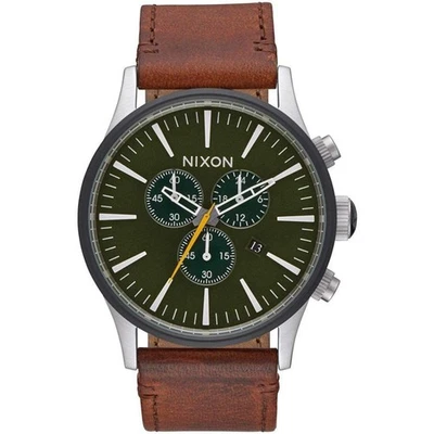 Reloj Nixon NIXON Sentry Cronógrafo Cuero A405-2334 A4052334 TI Foto 1 de 3