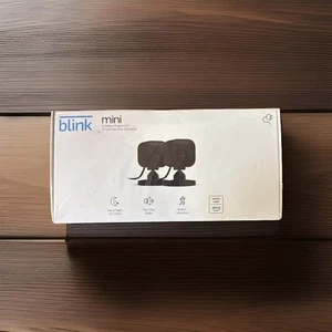 Blink Mini Indoor Plug-in HD Smart Überwachungskameras 2er Pack schwarz ~ versiegelt - Bild 1 von 3