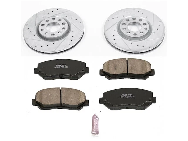Kit de pastillas de freno delanteras y rotor 21KSXJ87 para Chrysler 200 2015 2016 2017 Foto 1 de 1