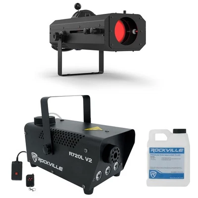 Chauvet DJ Followspot 200ST Portable LED Cool White DMX Spot Light+Fog Machine - Image 1 of 4