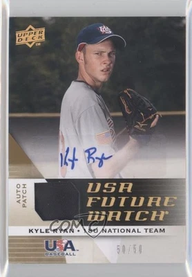 2009 Upper Deck Signature Stars USA Future Watch Jersey /50 Kyle Ryan Patch Auto - Image 1 of 2