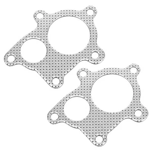 ɪ 2PCS 5 Bolt Gasket T3 T4 T04E Down Pipe Boost PSI Exhaust Car Accessories - Picture 1 of 10