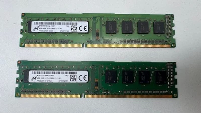 8GB Kit (2 x 4GB) Micron MT8KTF51264AZ-1G6E1 PC3L-12800U DDR3 Desktop Memory  - Image 1 of 3
