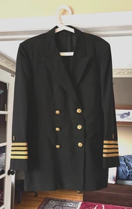 WW II US Navy vintage military jacket- dark navy - Picture 1 of 6
